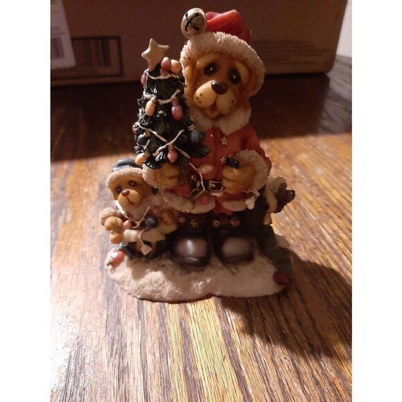 Vintage Barkley Crossing Santa Paws BC78605 Dog Santa Puppy Christmas Holiday - Picture 1 of 7